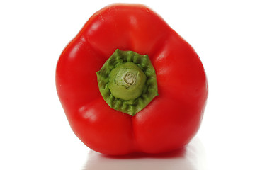 Image showing Red paprika sideview