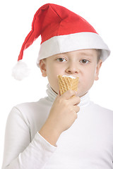 Image showing Santa like ice-cream