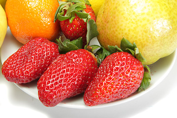 Image showing Fruits on plate