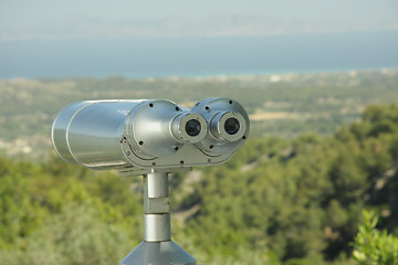 Image showing Immovable binoculars