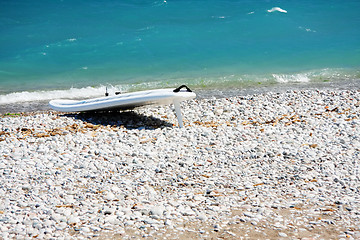 Image showing White windsurf