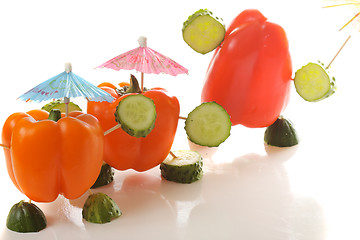 Image showing Three paprika personages