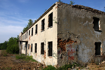 Image showing Abandoned office building