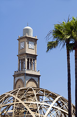 Image showing mosque casablanca with modern architecture