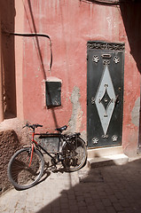 Image showing medina street scene casablanca morocco