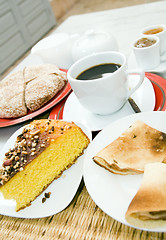 Image showing typical moroccan breakfast