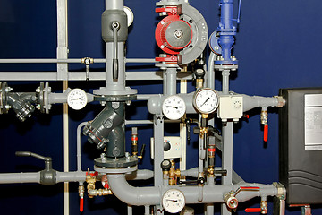 Image showing Heating pipes