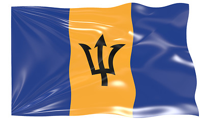 Image showing Flag of Barbados