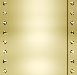 Image showing golden metal background texture