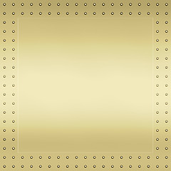 Image showing golden metal background texture