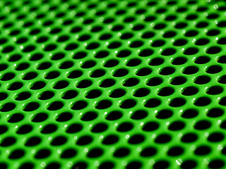 Image showing Green grid