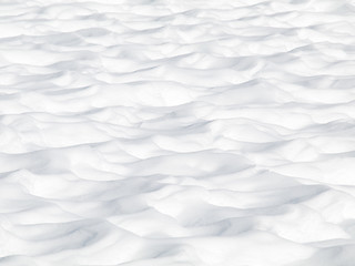 Image showing Snow dunes