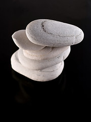 Image showing Zen stones pile