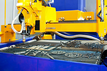 Image showing Metal sand cutter