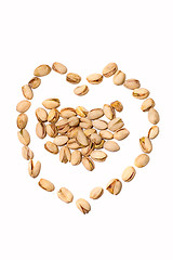 Image showing Pistachio as heart