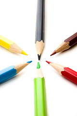 Image showing Colorful pencils