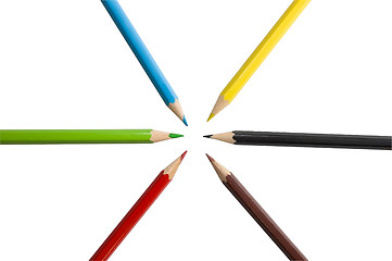 Image showing Colorful pencils 