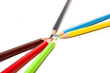 Image showing Colorful pencils