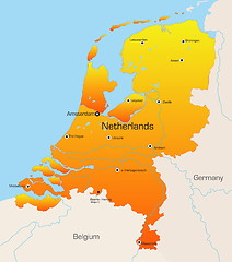 Image showing netherland  map