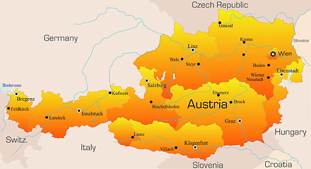 Image showing austria map