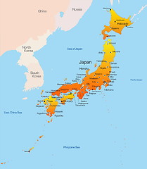 Image showing japan  map