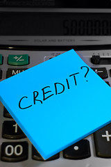 Image showing Credit concept