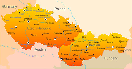 Image showing Czech Republic and Slovakia 