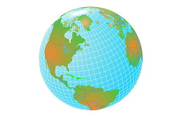 Image showing Model of world