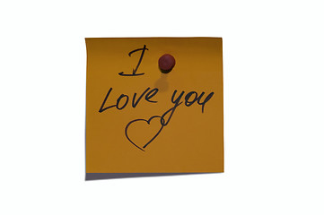 Image showing I Love You