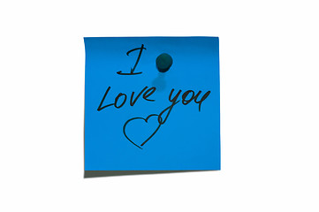 Image showing I Love You