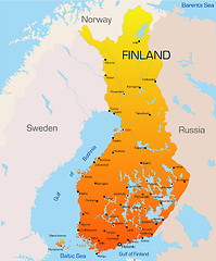 Image showing finland map