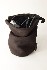 Image showing Usb cable in brown bag 