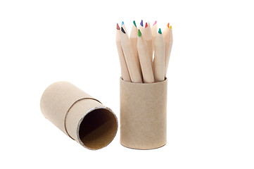 Image showing Colored pencils