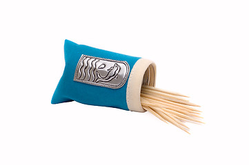 Image showing Packet with toothpicks