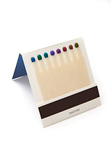 Image showing Many-coloured matches