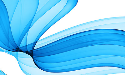 Image showing blue abstract background