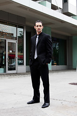 Image showing Business man standing