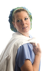 Image showing female nurse  studio portrait