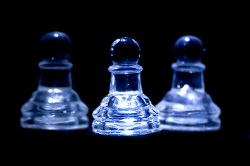 Image showing chess pawns