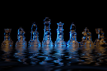 Image showing chess reflection