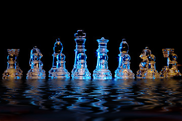 Image showing chess reflection