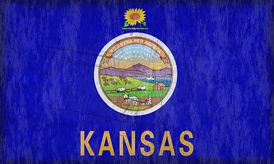 Image showing Flag of Kansas