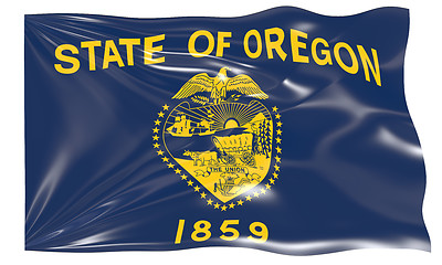 Image showing Flag of Oregon