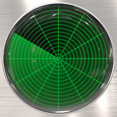 Image showing radar or sonar screen