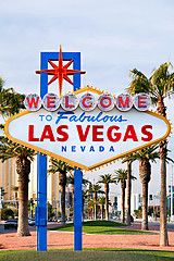 Image showing welcome to Las Vegas sign