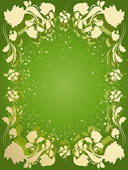 Image showing Vector floral frame