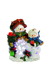 Image showing Snowman light