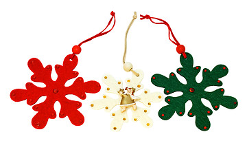 Image showing Christmas stars