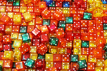 Image showing Color dices