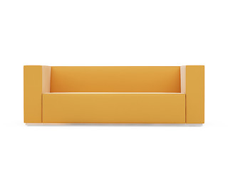 Image showing Sofa over white background